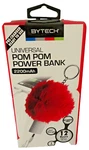 Phone Charger Power Bank Universal 2200 Mah Pre-charged Fuchsia Pom Bytech. Fixed Price $8.96.