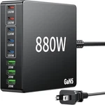 800W Usb Charger Block Charging Station Port Fast Gan Chager 140W 160W Pd.... Fixed Price $120.88.