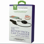Retrak Premier Series Dual Function Car Charger And The Go Battery Pack New. Fixed Price $15.00.