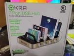 7-PORT Hub Usb Desktop Universal Charging Station Multi Device Dock (black). Fixed Price $6.99.