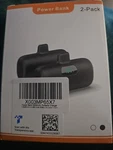 Swyop 2 Pack Mini Portable Chargers 5000MAH Power Banks For Iphone Usb-c. Fixed Price $20.00.