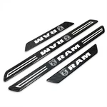 Ram Black Carbon Fiber Universal Door Sill Protector Kick Plates. Fixed Price $55.99.