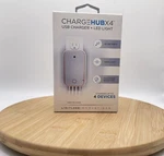 Chargehub X4 4-PORT Usb Supercharger & Night Light White Maxstrata New !!. Fixed Price $28.75.