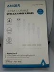 Anker- Ultra Durable- Sync & Charge Cables. Fixed Price $17.99.