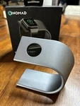 Nomad Solid Aluminum Stand Charger For Apple Watch Space Gray. Fixed Price $36.00.