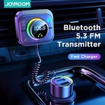 Joyroom Bluetooth 5.3 Fm/aux Car Charger Adapter Pd QC3.0 3-PORT Transmitter. Fixed Price $49.00.