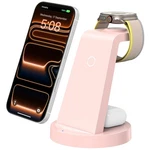 Anlmz 3 Charging Station For Iphone, Wireless Charger 17 Pink. Fixed Price $51.63.