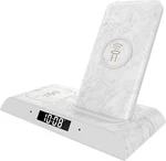 Halo Wireless Charging Dock - Removable Power Bank (white Marble). Fixed Price $29.00.