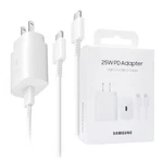 100% Genuine Samsung 25W Super Fast Usb-c Wall Charger With Cable White. Fixed Price $20.00.