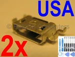 2X Micro Usb Charging Port Sync For Blu Vivo Xl V0070UU / 01 Smart Phone Usa. Fixed Price $9.89.