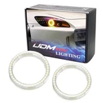 Pair 75MM Amber Yellow Led Headlight Retrofit Decoration Halo Ring Lighting Kit. Fixed Price $21.09.