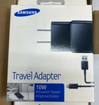 Lot Of 10 Samsung Microusb Travel Adapter ETA-U90JBEGXAR New. Fixed Price $19.99.