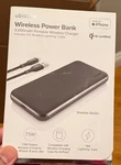 Ubio Labs Shadow 3000MAH Wireless W/ Lightn-ing Cable Power Bank New. Fixed Price $8.99.