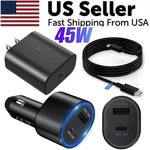 Original 45W Fast Car Charger Usb-c Cable For Samsung Z FLIP7 Fe FOLD7 FOLD6. Fixed Price $7.99.