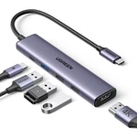 Ugreen Usb C Hub In Multiport Adapter Revodok 105 4K Hdmi 100W Power. Fixed Price $17.92.