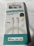 Marchpower Lightning Cable Mfi Certified Iphone 3PACK 6FT To. Fixed Price $21.00.