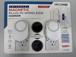 Oncore Universal Magnetic Plugin Wireless Phone Charger 2 Pack New Sealed. Fixed Price $8.99.