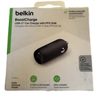 Belkin 30W Car Charger Usb-c Port Black New Ope !!!. Fixed Price $11.75.