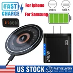 15W Wireless Fast Charger Charging Pad For Iphone 17 Samsung Galaxy S25/S25 Ultr. Fixed Price $8.49.