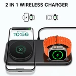 2IN1 Wireless Charger Charging Pad For Apple Watch Iphone Air 17 16 15 14 13 12. Fixed Price $9.99.