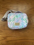 Lilly Pulitzer Thermal Lunch Box Bag Long Shoulder Strap Lilac/aqua/green. Fixed Price $20.00.