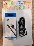 Just Wireless 6FT Flat Tpu Micro To Usb-a Cable Black. Fixed Price $6.89.