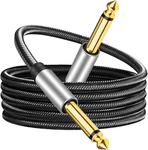 Jelly Tang 6.35MM Instrument Cable 3FT Silver Premium Mono Jack New. Fixed Price $9.99.