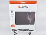 Griffin Wireless Charging Mouse Pad, Vegan Leather, GP-197-BLK, New Package. Fixed Price $14.99.
