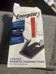 Energizer Ultimate 15W 3-IN-1 Magnetic Wireless Charging Stand Black. Fixed Price $15.99.
