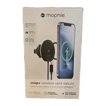 Mophie Snap+ 15W Wireless Car Vent Mount Charger Magsafe Qi Black Open Box. Fixed Price $16.95.