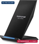 Fast Wireless Charger, Nanami Charging Stand Compatible Iphone 17/17 Ai. Fixed Price $23.45.