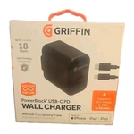 Griffin Powerblock 18W Usb-c Pd Wall Charger W/ To Iphone Cable. Fixed Price $13.95.
