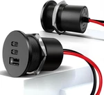 Acegoo 78W 12V Usb Outlet, Dual 30W PD3.0 Type-c & 18W QC3.0 Aluminum Car Charge. Fixed Price $41.79.