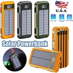 2026 Solar Power Bank 4000000MAH Lcd Led Usb Portable External Battery Charger. Fixed Price $15.99.