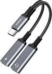 Usb Splitter, Zooaux Dual Headphone And Charger ADAPTER,2-IN-1 Type. Fixed Price $15.28.