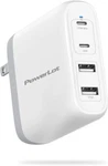 Powerlot 100W Gan Wall Charger With 2 PORTS(65W+18W)&USB-A (17. Fixed Price $29.50.