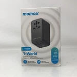 Momax 1-WORLD 100W Gan Universal Travel Uk Eu Au Us Plug Fast Charging Adapter. Fixed Price $34.99.