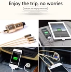 2.1 Amp Retractable Rapid Car Charger With Cable. Fixed Price $9.99.