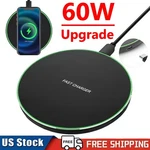 60W Wireless Charger Pad Fast Charging Dock Station For Samsung S26 S25 S24ULTRA. Fixed Price $12.99.