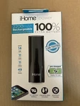 Ihome Power 2200MAH Rechargeable Portable Battery & Charging Cable Black - New. Fixed Price $12.99.