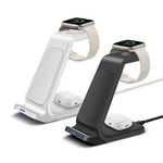 15W 3IN1 Wireless Charger Station Charging Dock For Apple Watch 11/10 Iphone 17E. Fixed Price $18.99.