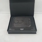 Courant Charger CR-MAG3-BK-BK Black Italian Leather Wireless Charging Tray. Fixed Price $99.99.