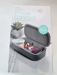 North Uv-c Phone Sanitizer Gray With Qi Wireless Charging, Power Supply Included. Fixed Price $18.99.