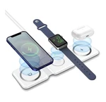 3IN1 Wireless Charger Foldable Mat Pad For Apple Watch Air Pods Iphone 14 Max. Fixed Price $25.00.