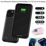 For Iphone 17 16 15 14 13 12 11 8 Battery Charger Case Power Bank Charging Cover. Fixed Price $24.27.