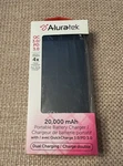 Aluratek 20,000 Mah Portable Battery Charger Dual Charging /up To 4X Faster. Fixed Price $40.99.