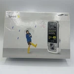 Vintage Samsung M330 Sprint Slider Phone White Near Mint Works Original Box. Fixed Price $44.99.