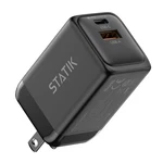 Statik 48W Gan Fast Charger Dual Usb-c Foldable Compact Power Adapter. Fixed Price $56.01.