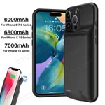 6800MAH Battery Charger Case Power Bank For Iphone 16 15 14 13 12 Charging Cover. Fixed Price $24.53.