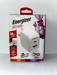 Energizer Type-c Usb Wall Charger 38 Watt Pd Dual Ports. Fixed Price $13.00.